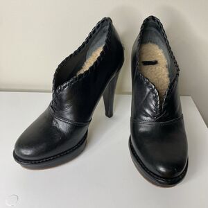 UGG Black Heeled Boots for Women